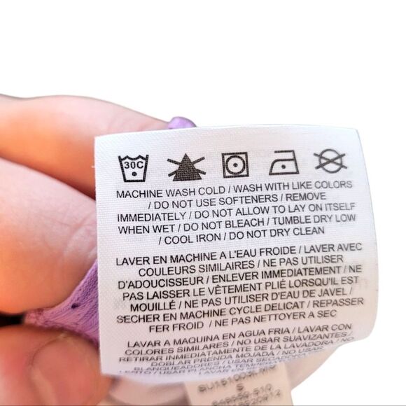 Nike Dri-Fit Women's Light Purple Polka Dot Tank Top Size S - Picture 6 of 6